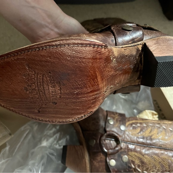 BNIB Sold Out! Junk Gypsy Lane Vagabond Cowboy Boots size 8 Brown 🔥 🔥🔥 - Picture 2 of 11